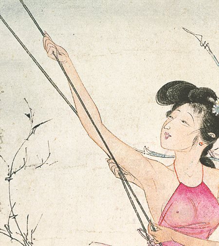 平南县-胡也佛的仕女画和最知名的金瓶梅秘戏图